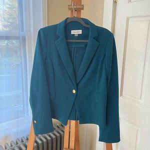 Calvin Klein Blue One-Button Blazer Size 12P